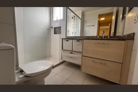 Banheiro da Suíte de apartamento à venda com 3 quartos, 93m² em Vila Leopoldina, São Paulo