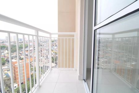 Varanda da Sala de apartamento para alugar com 1 quarto, 34m² em Jardim Itacolomi, São Paulo