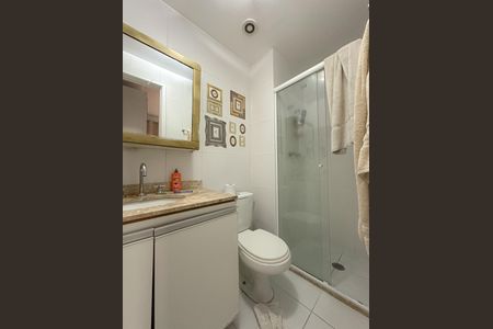 Banheiro Suíte de apartamento à venda com 1 quarto, 58m² em Barra Funda, São Paulo