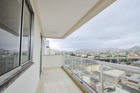 Varanda da Sala de apartamento para alugar com 2 quartos, 58m² em Engenho de Dentro, Rio de Janeiro