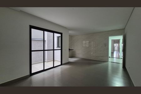Sala de apartamento à venda com 3 quartos, 70m² em Campestre, Santo André