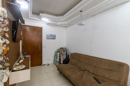 Sala de apartamento para alugar com 1 quarto, 55m² em Vila Tupi, Praia Grande