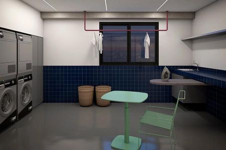 Apartamento à venda com 26m², 1 quarto e sem vaga Apartamento à venda com 26m², 1 quarto e sem vagaÁrea comum - Lavanderia