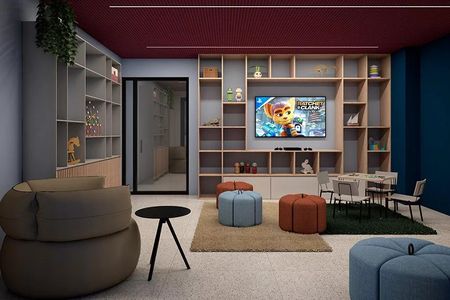 Apartamento à venda com 26m², 1 quarto e sem vaga Apartamento à venda com 26m², 1 quarto e sem vagaÁrea comum - Brinquedoteca