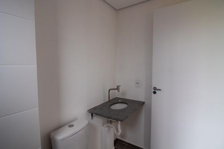 Banheiro da Suíte de apartamento à venda com 1 quarto, 26m² em Vila Sonia, São Paulo