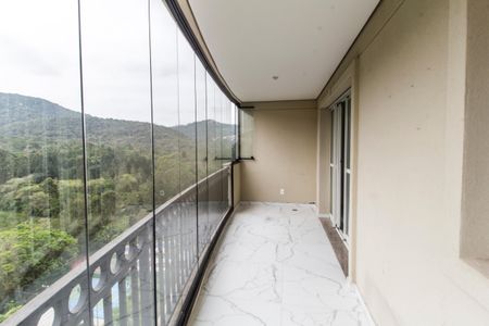 Varanda da Sala de apartamento à venda com 3 quartos, 139m² em Tamboré, Santana de Parnaíba