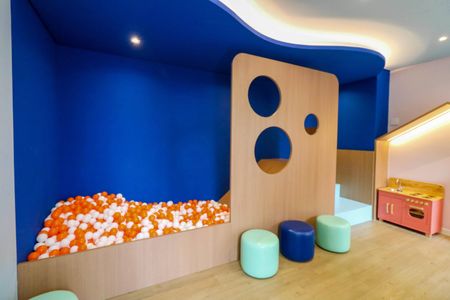 Apartamento para alugar com 36m², 2 quartos e sem vaga Apartamento para alugar com 36m², 2 quartos e sem vagaÁrea comum - Brinquedoteca