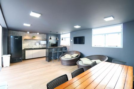 Apartamento para alugar com 36m², 2 quartos e sem vaga Apartamento para alugar com 36m², 2 quartos e sem vagaÁrea comum - Churrasqueira