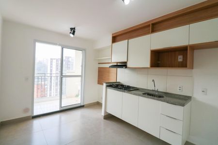 Sala/Cozinha de apartamento para alugar com 2 quartos, 36m² em Jardim Caravelas, São Paulo
