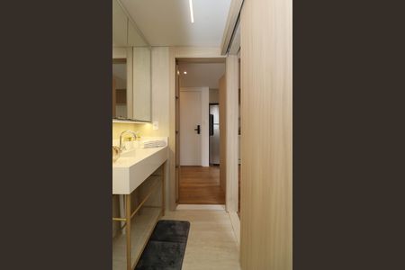 Apartamento para alugar com 31m², 1 quarto e sem vaga Apartamento para alugar com 31m², 1 quarto e sem vagaBanheiro da Suíte