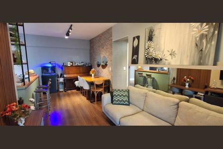 Sala de apartamento à venda com 2 quartos, 70m² em Barcelona, São Caetano do Sul