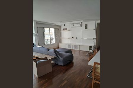Sala de apartamento para alugar com 3 quartos, 128m² em Moema, São Paulo