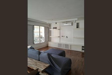 Sala de apartamento para alugar com 3 quartos, 128m² em Moema, São Paulo