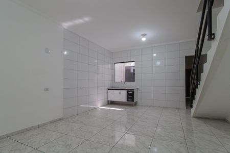 Sala/Sala de Jantar/Cozinha de apartamento para alugar com 2 quartos, 60m² em Parque das Américas, Mauá