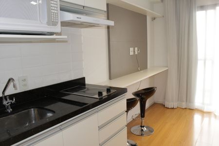 Cozinha de kitnet/studio à venda com 1 quarto, 22m² em Centro, São Paulo