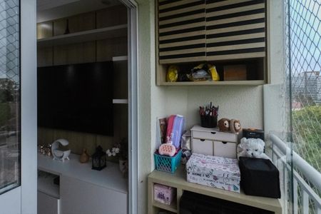 Varanda da Sala de apartamento à venda com 2 quartos, 49m² em Jardim Patente, São Paulo