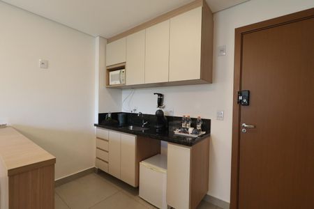 Cozinha de kitnet/studio para alugar com 1 quarto, 38m² em Jardim Botânico, Ribeirão Preto
