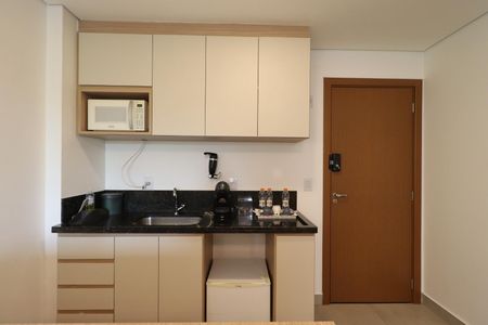Cozinha de kitnet/studio para alugar com 1 quarto, 38m² em Jardim Botânico, Ribeirão Preto