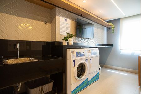 Apartamento para alugar com 62m², 2 quartos e 1 vaga Apartamento para alugar com 62m², 2 quartos e 1 vagaÁrea comum - Lavanderia
