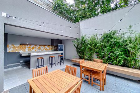 Studio à venda com 34m², 1 quarto e sem vagaÁrea comum - Churrasqueira