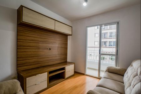 Sala de apartamento à venda com 1 quarto, 62m² em Vila Helena, Santo André