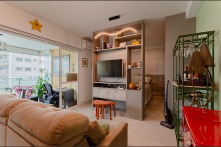 Sala de apartamento para alugar com 1 quarto, 42m² em Paraíso, São Paulo