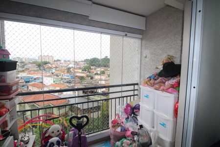 Varanda de apartamento para alugar com 2 quartos, 51m² em Parque Maria Domitila, São Paulo