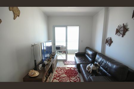 Sala de apartamento para alugar com 2 quartos, 75m² em Boqueirão, Praia Grande