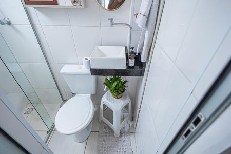 Apartamento à venda com 76m², 3 quartos e 1 vaga Apartamento à venda com 76m², 3 quartos e 1 vagaBanheiro de Serviço