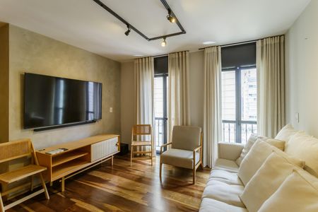 Sala de apartamento para alugar com 2 quartos, 91m² em Itaim Bibi, São Paulo
