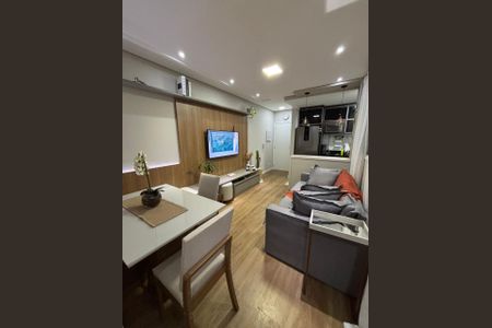 Sala de apartamento à venda com 2 quartos, 54m² em Vila Camilópolis, Santo André