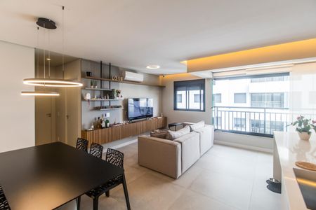 Sala  de apartamento para alugar com 2 quartos, 69m² em Alphaville, Barueri