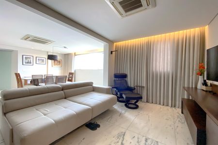 Sala de Estar de apartamento para alugar com 1 quarto, 80m² em Lourdes, Belo Horizonte