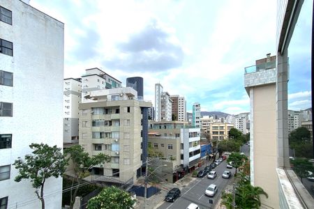 VIsta da Sala de apartamento à venda com 1 quarto, 49m² em Carmo, Belo Horizonte