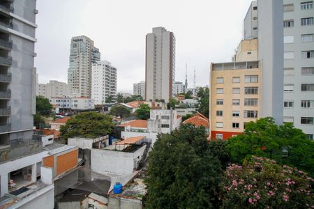 Vista da Sala de apartamento à venda com 2 quartos, 55m² em Sumaré, São Paulo