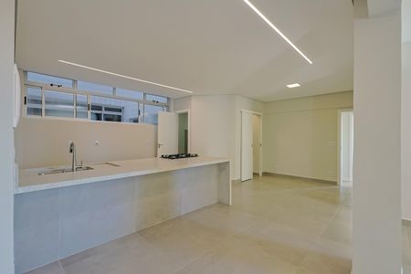 Sala/Cozinha de apartamento à venda com 3 quartos, 125m² em Santa Lúcia, Belo Horizonte
