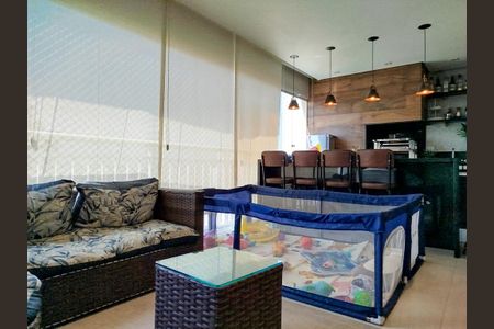 Apartamento para alugar com 120m², 3 quartos e 2 vagasVaranda gourmet