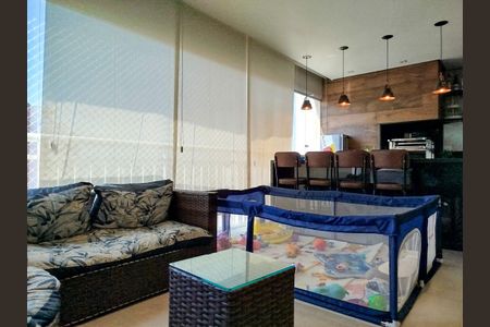 Apartamento para alugar com 120m², 3 quartos e 2 vagasVaranda gourmet