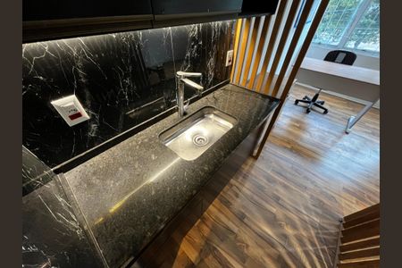 Cozinha de kitnet/studio para alugar com 1 quarto, 26m² em Limão, São Paulo
