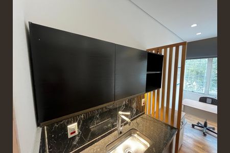 Cozinha de kitnet/studio para alugar com 1 quarto, 26m² em Limão, São Paulo