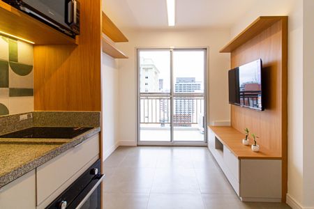 Sala/Cozinha de apartamento para alugar com 1 quarto, 27m² em Perdizes, São Paulo