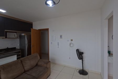Sala de apartamento para alugar com 1 quarto, 38m² em Macuco, Santos