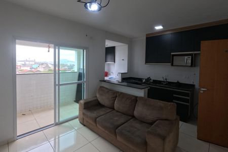 Sala de apartamento para alugar com 1 quarto, 38m² em Macuco, Santos