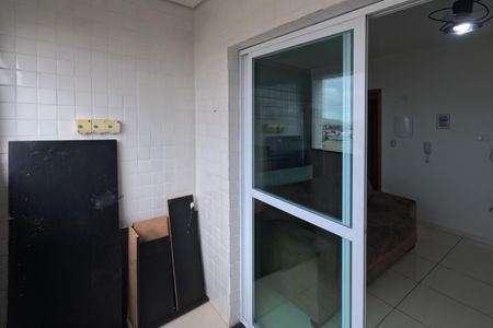 Varanda da Sala de apartamento para alugar com 1 quarto, 38m² em Macuco, Santos