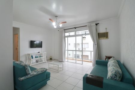 Sala de apartamento para alugar com 2 quartos, 100m² em Balneário Cidade Atlântica, Guarujá