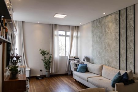 Sala de apartamento à venda com 3 quartos, 92m² em Estoril, Belo Horizonte