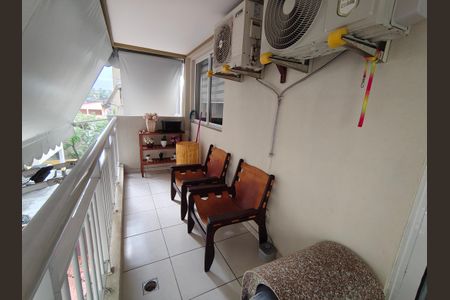 Varanda sala de apartamento à venda com 2 quartos, 67m² em Taquara, Rio de Janeiro
