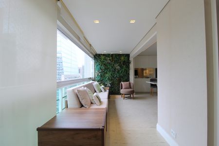 Varanda da Sala de apartamento para alugar com 3 quartos, 137m² em Vila Olímpia, São Paulo