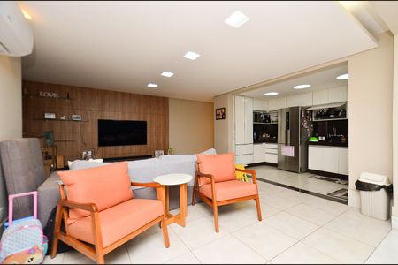 Sala de apartamento à venda com 3 quartos, 170m² em Sagrada Família, Belo Horizonte