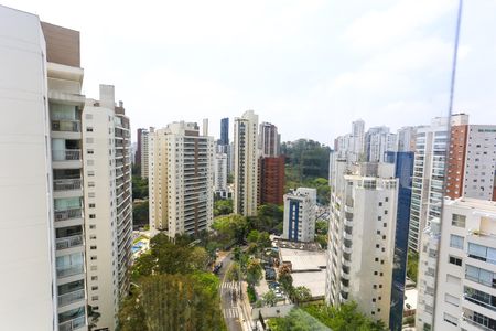 Varanda da Sala vista de apartamento à venda com 2 quartos, 107m² em Vila Andrade, São Paulo